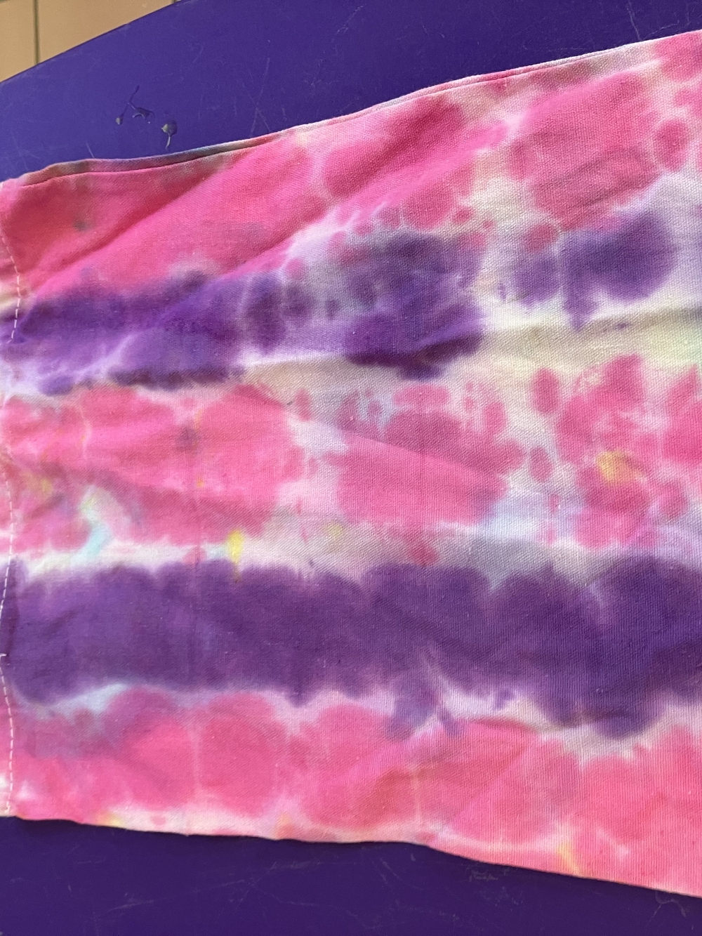 Tie-Dye Pink & Purple Tote Bag